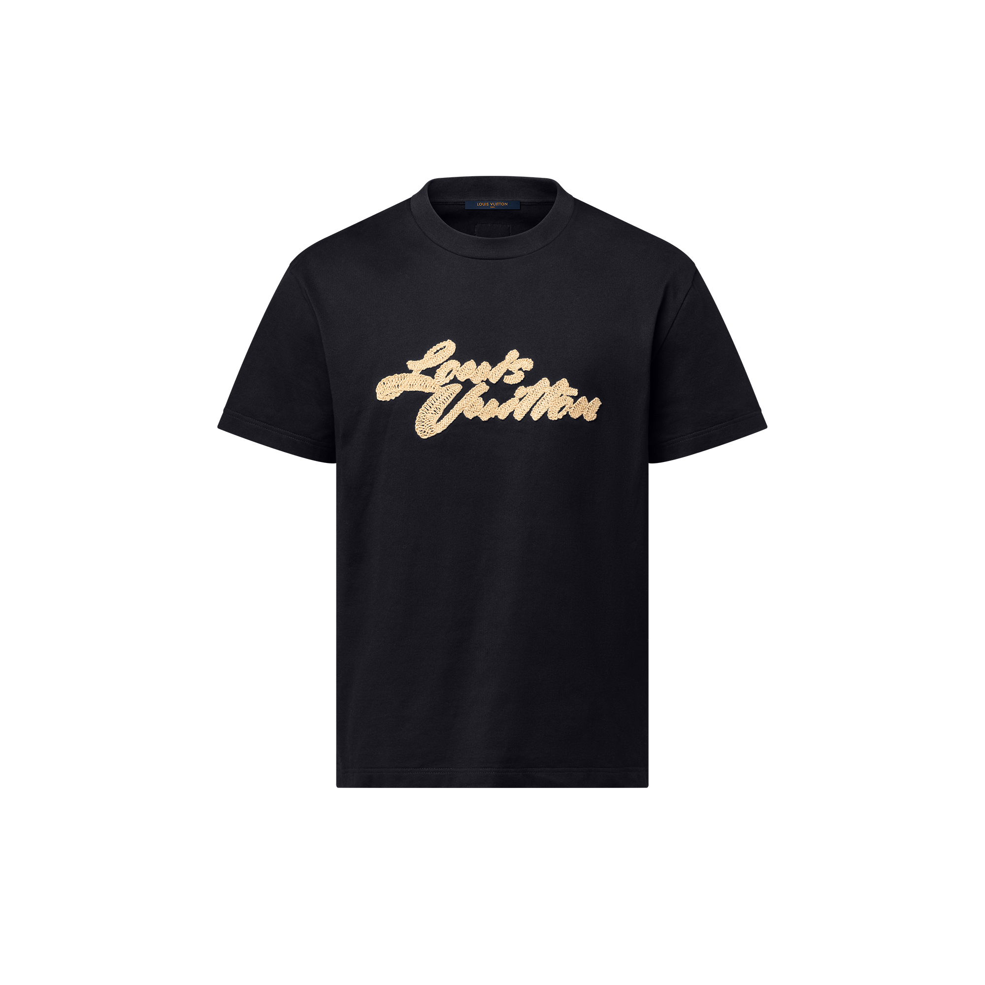 LOUIS VUITTON  ルイヴィトン ストーン ロゴ Tシャツ 2025新作 ルイヴィトン コピー Tシャツ ウサギ ロゴ ラインストーン